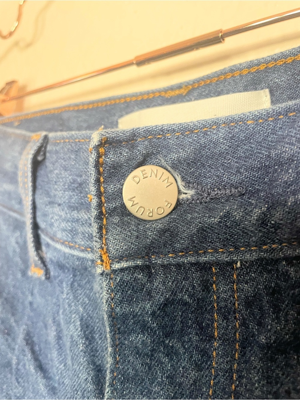 Denim Forum The Belinda High Rise Wide Leg Jeans 24 Organic Cotton - Picture 10 of 14